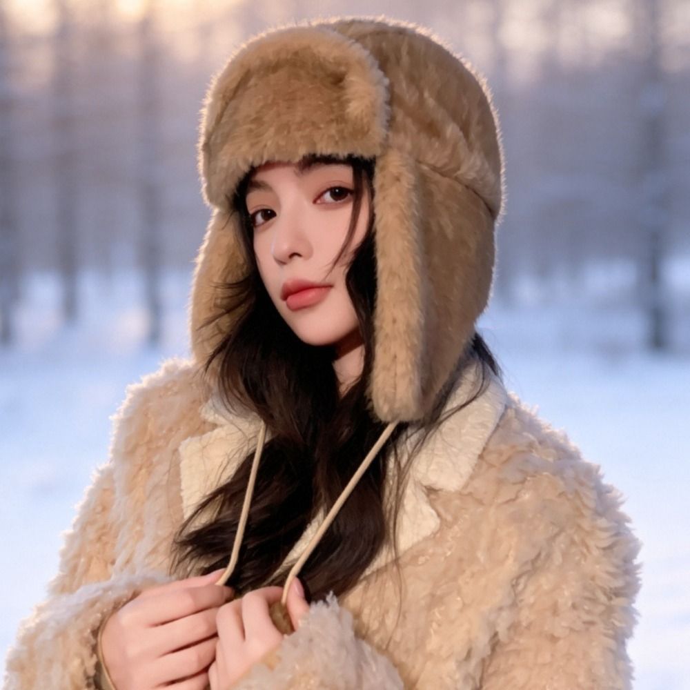 따뜻한 폴리에스터 트래퍼 이어플랩 모자 방풍 폼폼 우샨 - Winter Trapper Hat 리뷰 및 가격