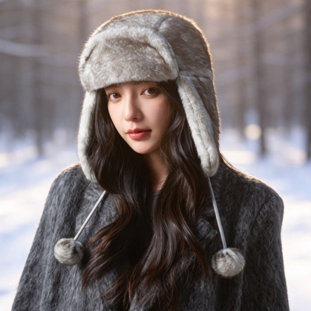 따뜻한 폴리에스터 트래퍼 이어플랩 모자 방풍 폼폼 우샨 - Winter Trapper Hat 리뷰 및 가격