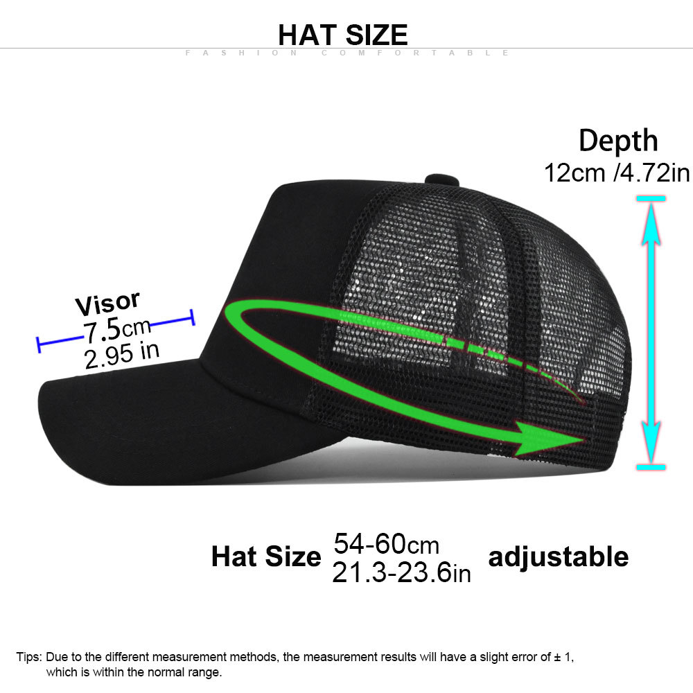 솔리드 컬러 유니섹스 저렴한 5 패널 트러커 모자 성인 - Trucker Cap Mesh 리뷰 및 가격