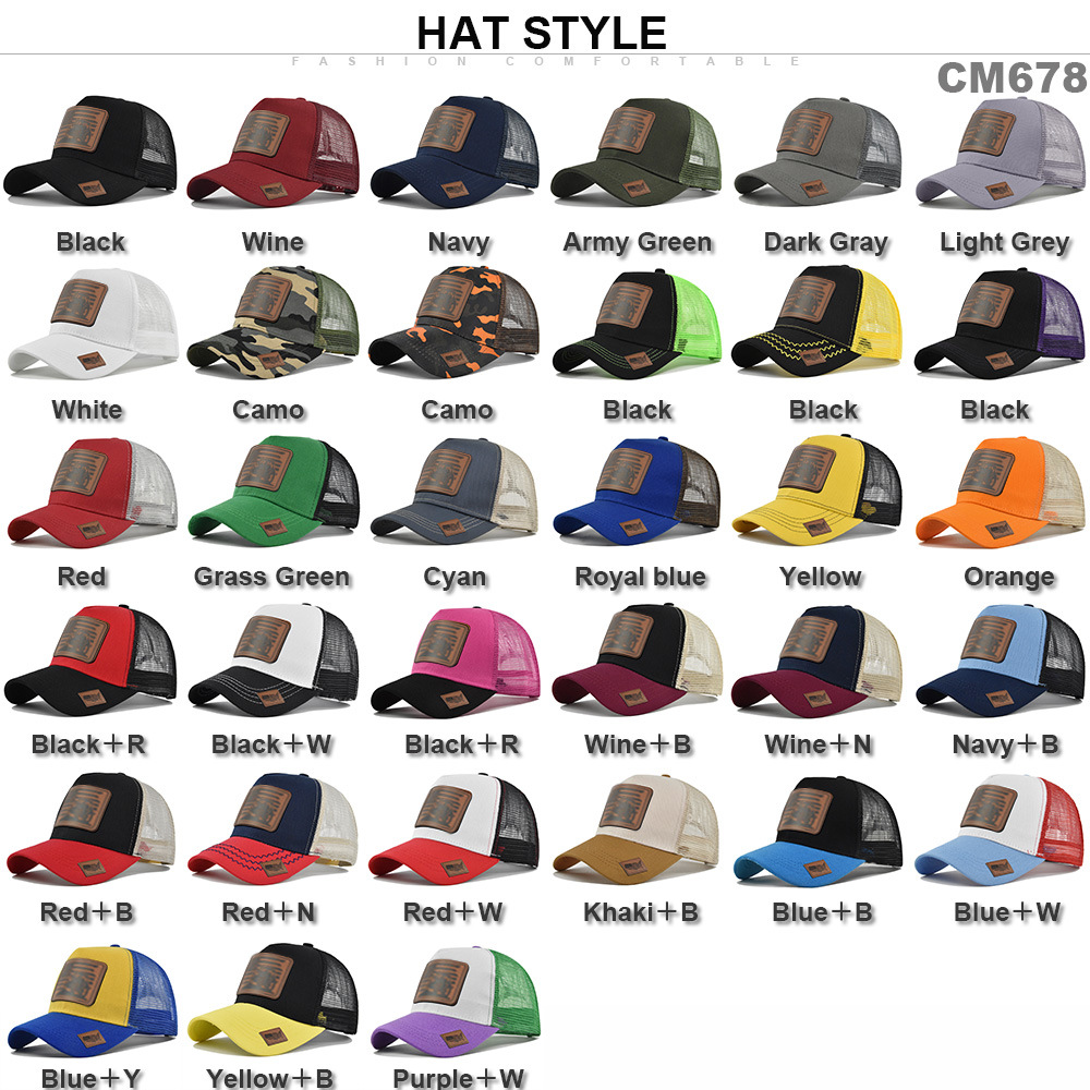 새로운 유니섹스 패션 봄 여름 야구 모자 스냅백 메쉬  - Trucker Cap Mesh 리뷰 및 가격