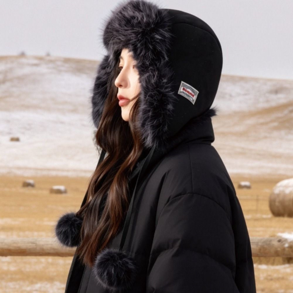 폴리에스터 플리스 안감 트래퍼 모자 방풍 폼폼 귀덮개  - Winter Trapper Hat 리뷰 및 가격