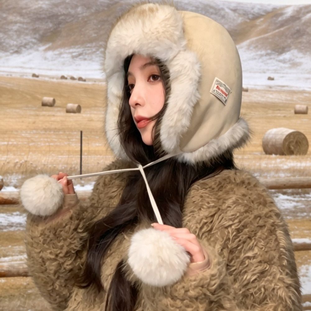 폴리에스터 플리스 안감 트래퍼 모자 방풍 폼폼 귀덮개  - Winter Trapper Hat 리뷰 및 가격